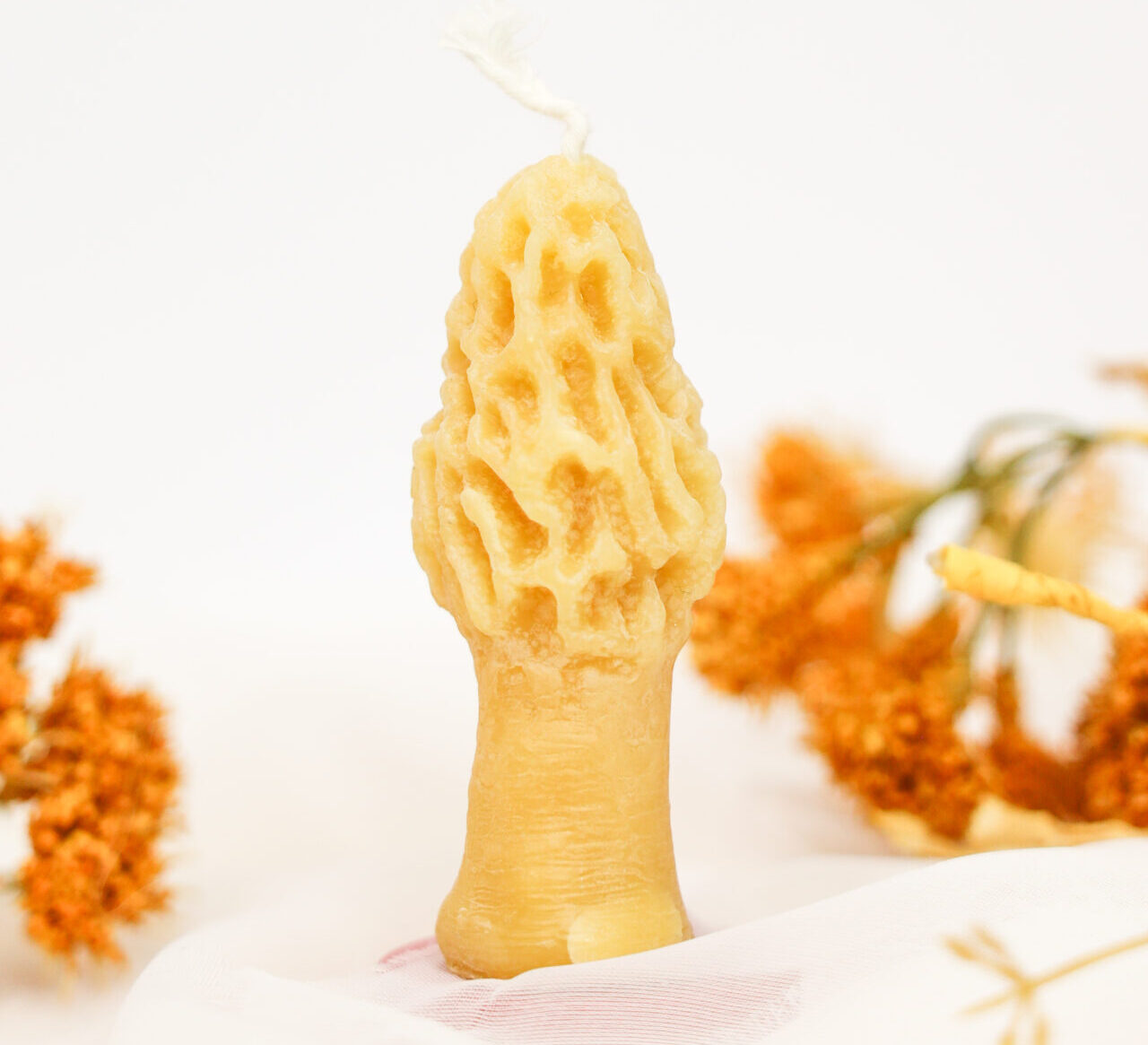 SM MOREL MUSHROOM CANDLE