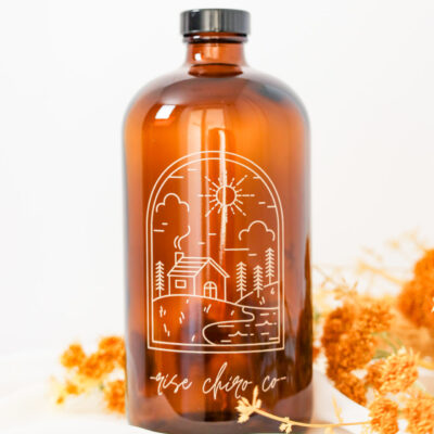 CABIN BROWN CLASS TUMBLER