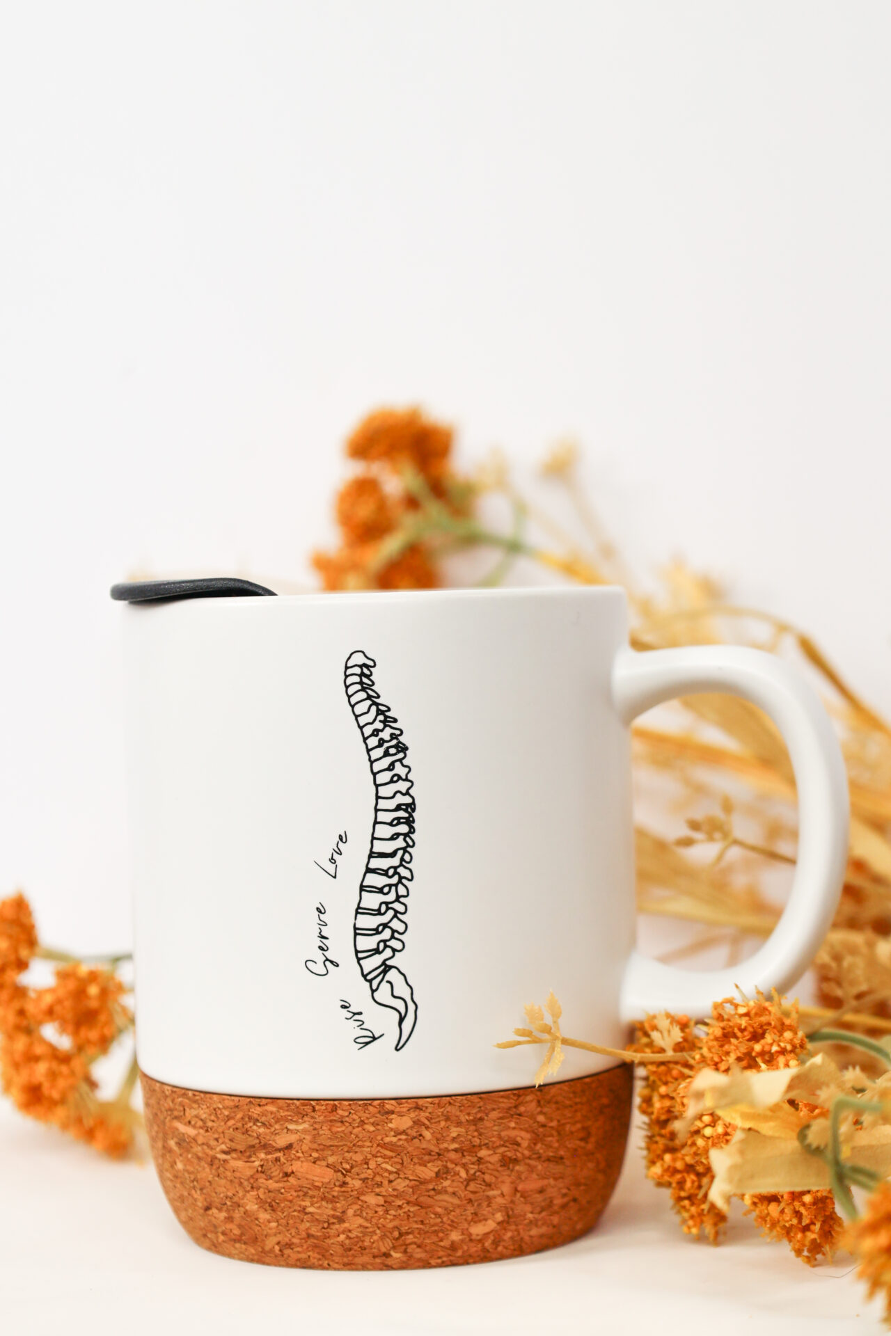 RISE SPINE MUG - WHITE