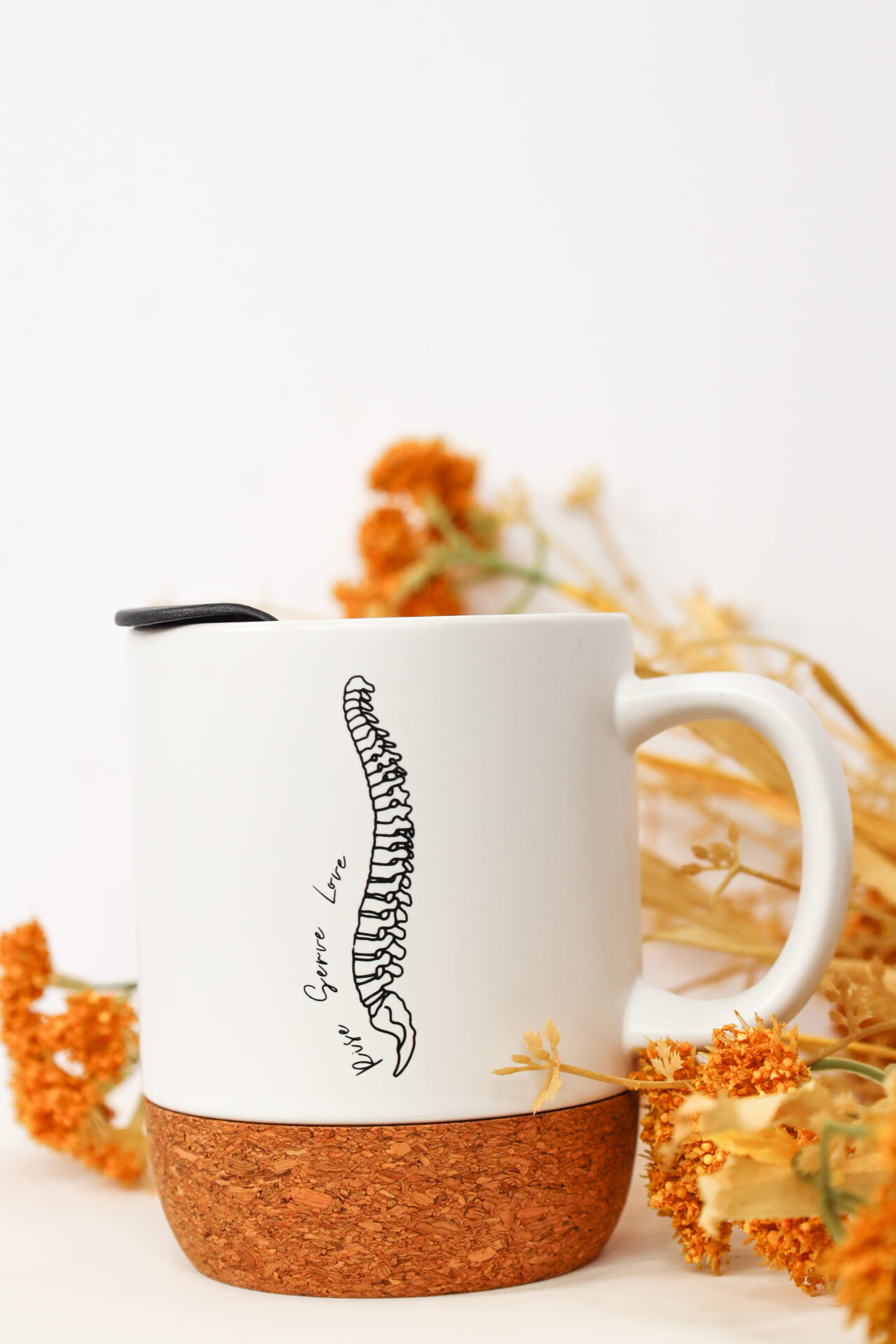 RISE SPINE MUG - WHITE