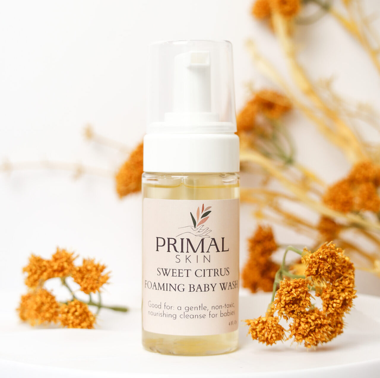 SWEET CITRUS FOAMING BABY WASH 4 OZ
