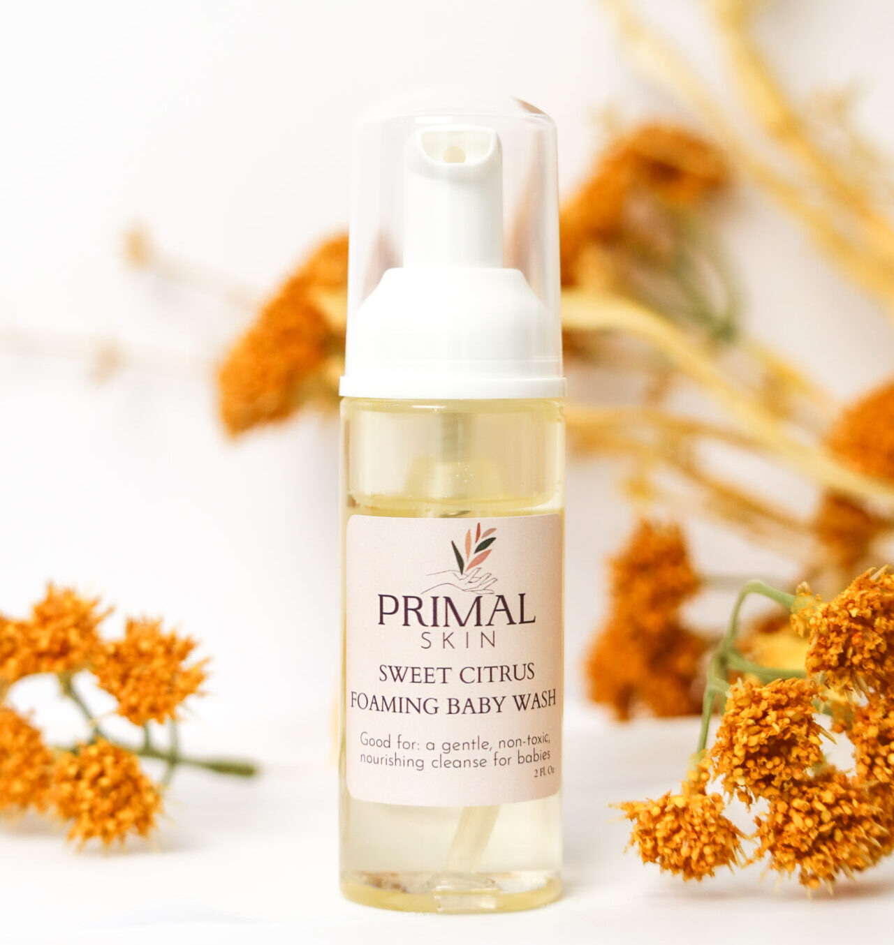 SWEET CITRUS FOAMING BABY WASH 2OZ